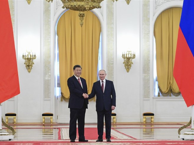 Vladimir Putin i Si Đinping (Foto: EPA-EFE/SERGEY KARPUHIN) - 
