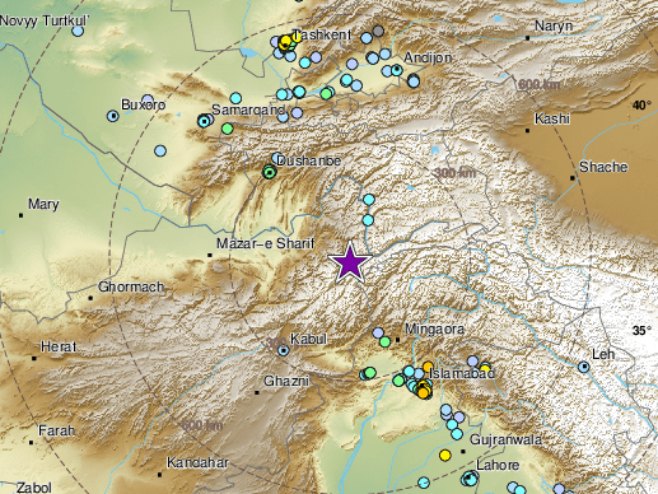 Zemljotres u Afganistanu (Foto: EMSC) - 