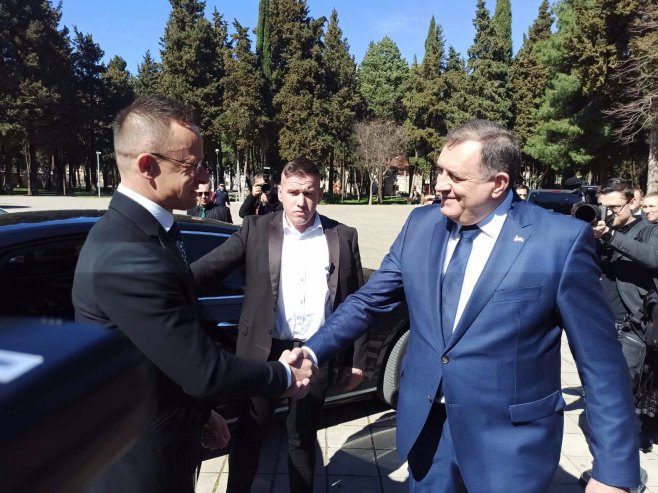 Dodik i Sijarto - Foto: RTRS