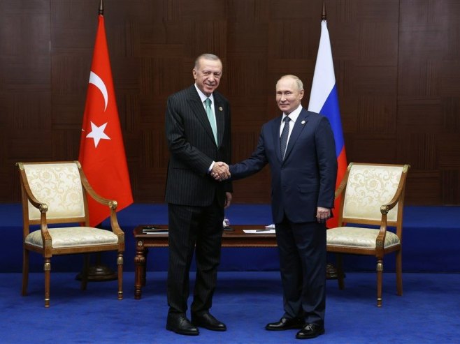 Putin i Erdogan (Foto: EPA-EFE/VYACHESLAV PROKOFYEV / KREMLIN / SPUTNIK POOL MANDATORY CREDIT) - 