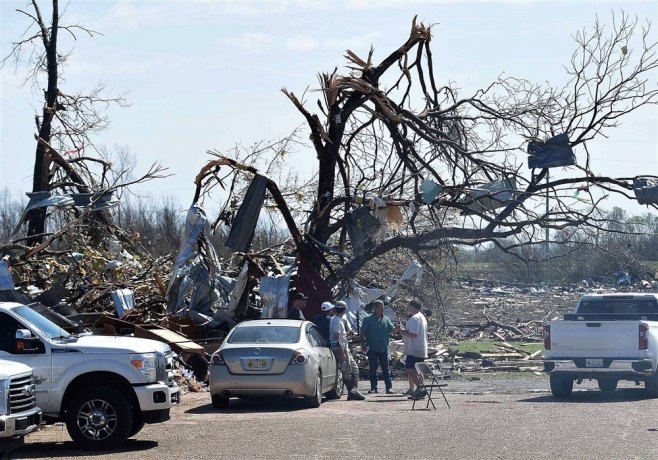 Misisipi, tornado (Foto: EPA-EFE/CHRIS TODD) - 