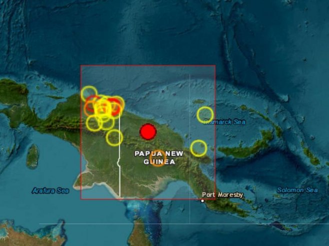 Zemljotres na Papua Novoj Gvineji (Foto: EMSC) - 