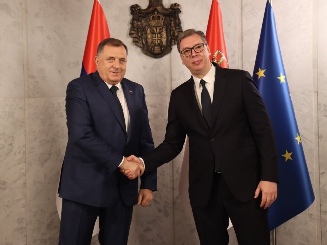 Milorad Dodik i Aleksandar Vučić - Foto: 