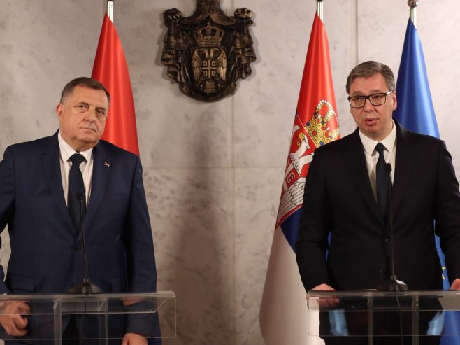 Milorad Dodik i Aleksandar Vučić - Foto: 