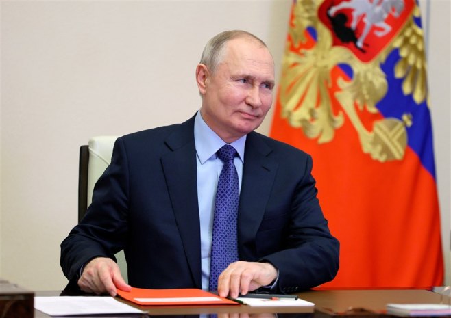 Vladimir Putin (FOTO: EPA-EFE/ALEXEY BABUSHKIN/SPUTNIK/KREMLIN POOL MANDATORY CREDIT) - 