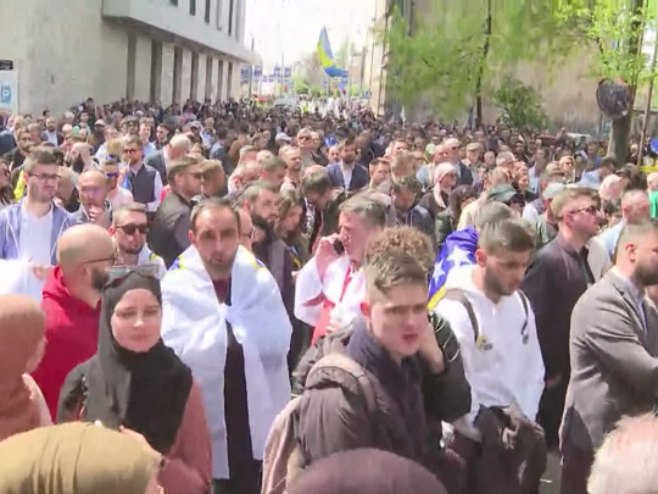 Protesti u Federaciji BiH - Foto: RTRS