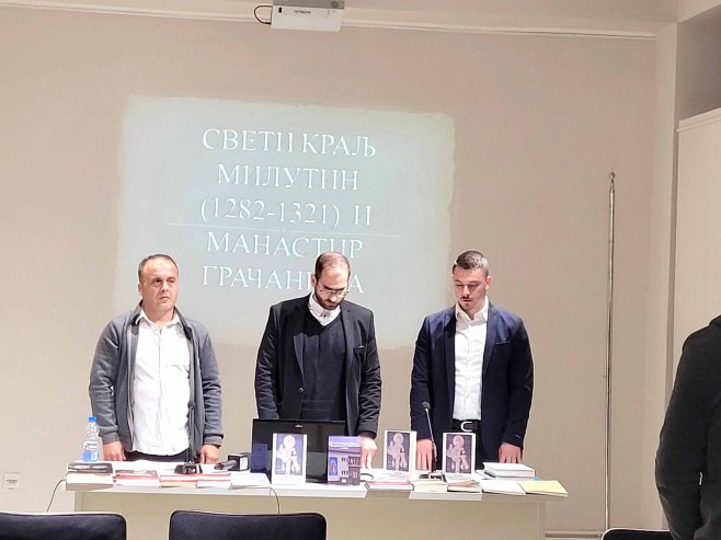 Gračanica - predstavljena knjiga "Sveti kralj Milutin i manastir Gračanica" - Foto: SRNA