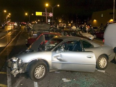 Lančani sudar (FOTO:EPA/STEPHEN J. CARRERA - ilustracija) - 