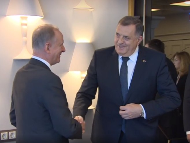 Dodik u Moskvi - Foto: RTRS