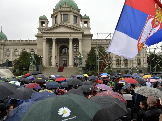 Protest u Srbiji (Foto: TANJUG/ RADE PRELIĆ/ nr) - 