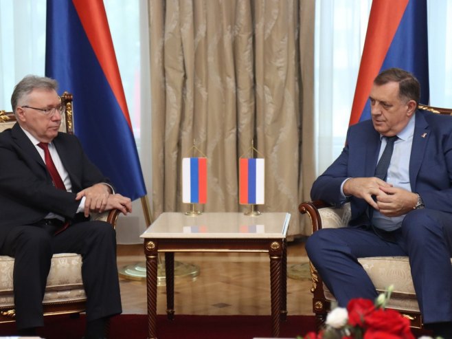 Milorad Dodik i Igor Kalabuhov - Foto: predsjednikrs.rs/Borislav Zdrinja