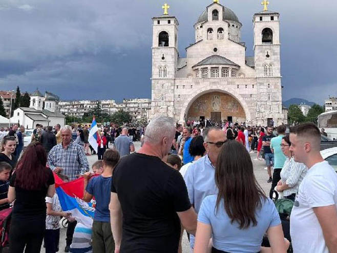 U Podgorici održan skup podrške Srbima na Kosmetu