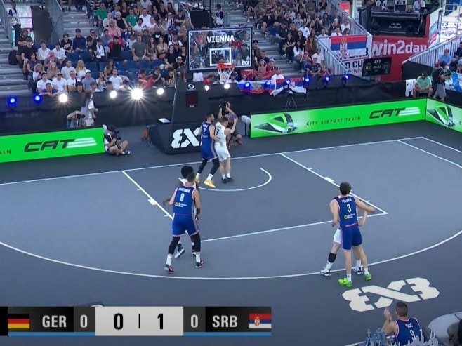 Basket 3x3 Srbija - Njemačka (Foto: Screenshot/FIBA) - 