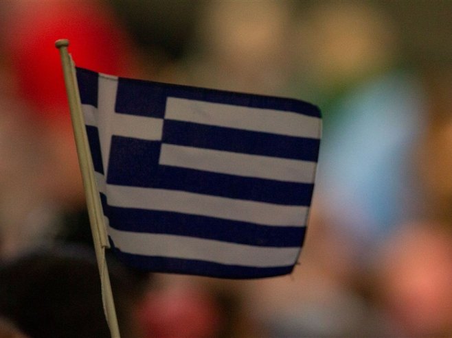 Zastava Grčke (Foto: EPA-EFE/CJ GUNTHER) - 