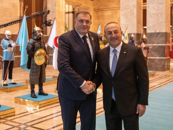 Dodik i Cvijanovićeva na inauguraciji Erdogana, dočekao ih Čavušoglu (FOTO/VIDEO)