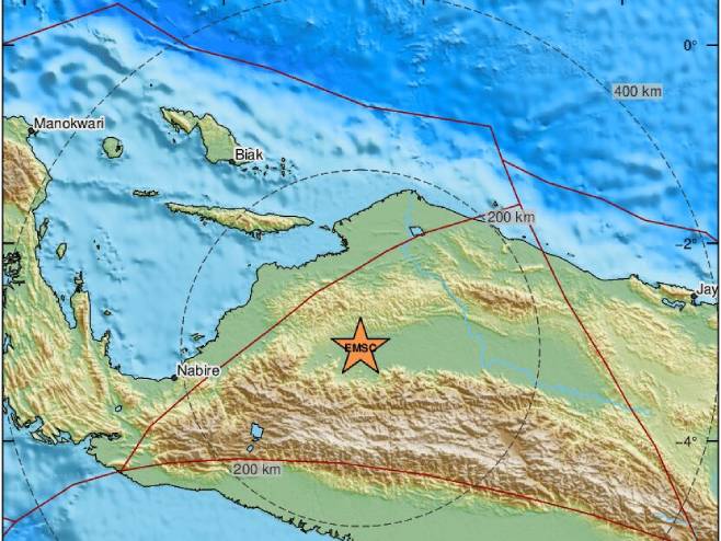 Јak zemljotres kod obale Indonezije (Foto: emsc-csem.org) - 