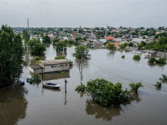Hersonska oblast, poplave (Foto: EPA-EFE/GEORGE IVANCHENKO) - 