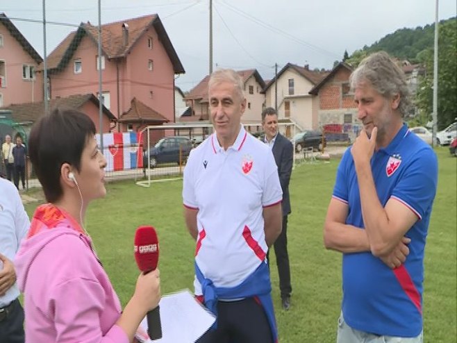 Јutarnji program, gosti - veterani FK Crvena Zvezda - Foto: RTRS