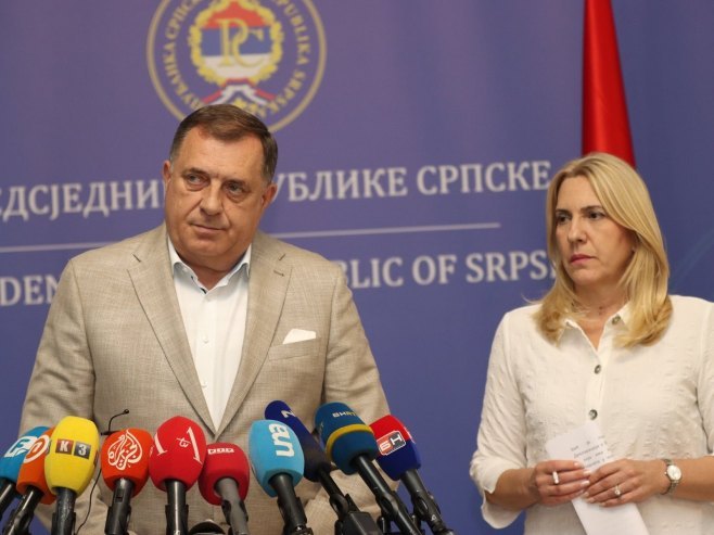 Milorad Dodik i Željka Cvijanović - Foto: predsjednikrs.rs/Borislav Zdrinja