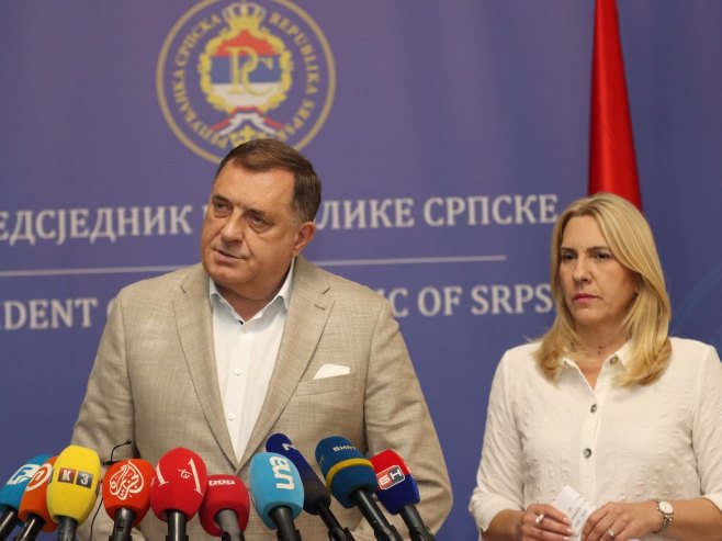 Milorad Dodik i Željka Cvijanović - Foto: predsjednikrs.rs/Borislav Zdrinja