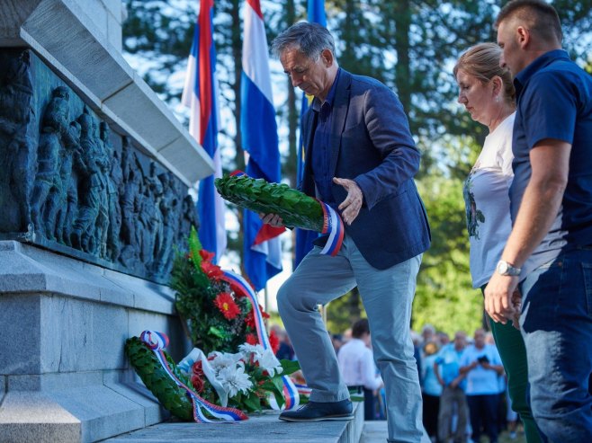 Hrvatska udruženja protiv obilježavanja antifašističkih tekovina u Srbu