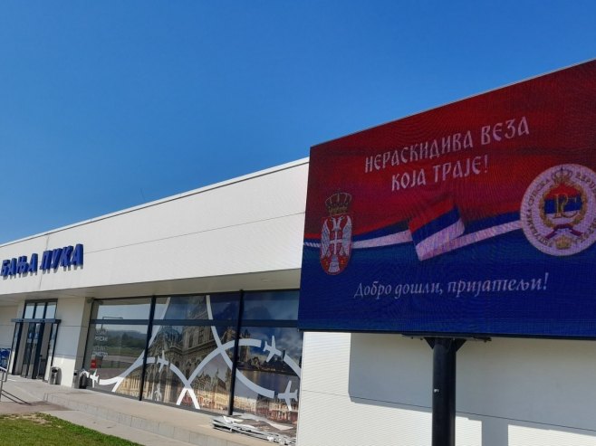 Aerodrom Banjaluka - Sve spremno za dolazak delegacije Srbije u Srpsku - Foto: RTRS