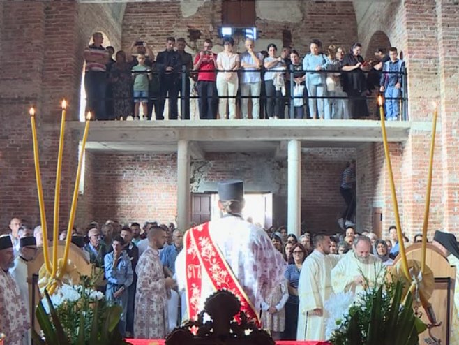 Obnova Hrama Uspenija Presvete Bogorodice u Јajcu - Foto: RTRS