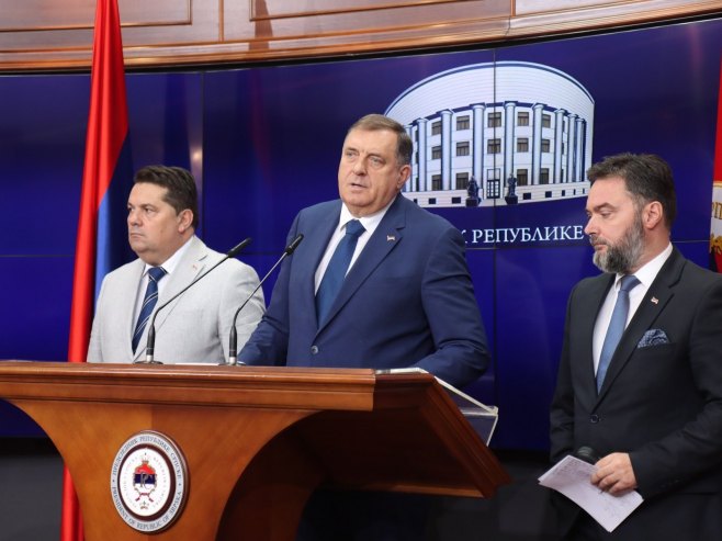Milorad Dodik, konferencija za novinare - Foto: predsjednikrs.rs/Borislav Zdrinja
