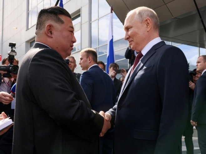 Sastanak Putina i Kima u Rusiji (Foto: EPA-EFE/MIKHAIL METZEL) Sastanak Putina i Kima u Rusiji (Foto: EPA-EFE/MIKHAIL METZEL) -