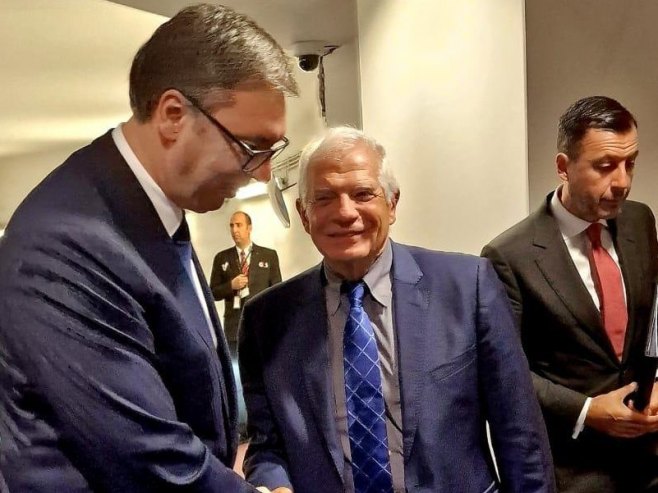 Vučića u Briselu dočekao Borelj (Foto: Tanjug/STR) Vučića u Briselu dočekao Borelj (Foto: Tanjug/STR) -
