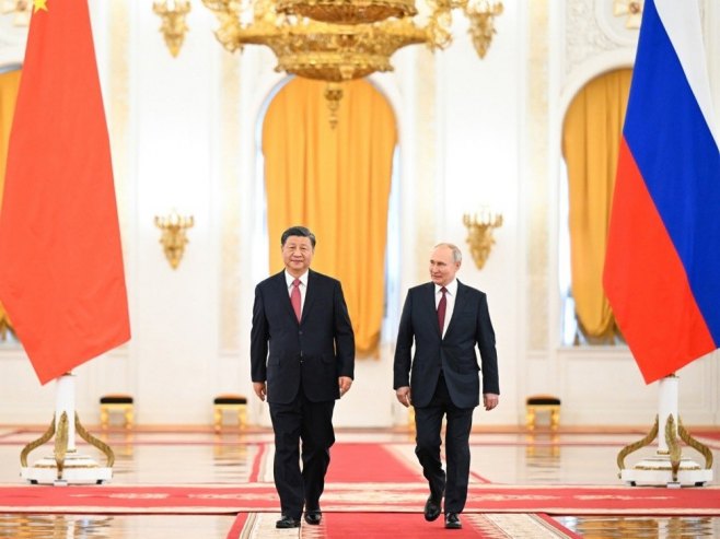 Vladimir Putin i Si Đinping (foto: EPA-EFE/XINHUA / Xie Huanchi CHINA OUT / MANDATORY CREDIT EDITORIAL USE ONLY ilustracija) - 