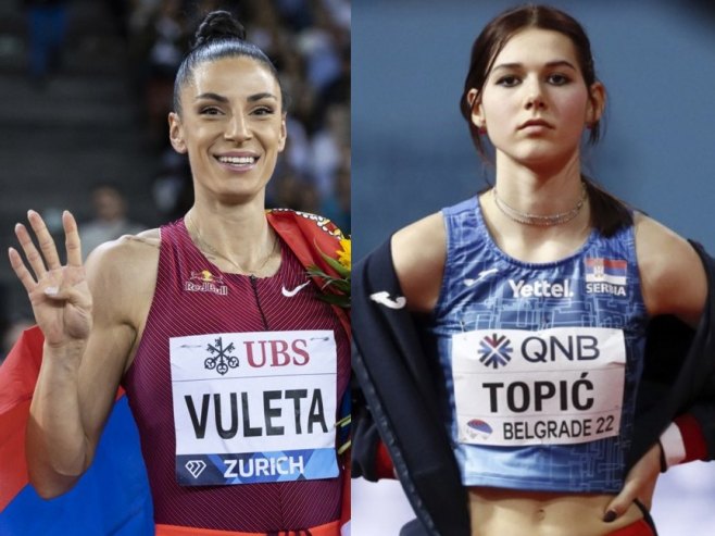 Ivana Vuleta i Angelina Topić (Foto: EPA-EFE/MICHAEL BUHOLZER/EPA-EFE/ROBERT GHEMENT) - 