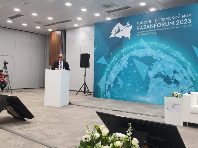 DŽevad Galijašević na konferenciji u Kazanju - Foto: Ustupljena fotografija