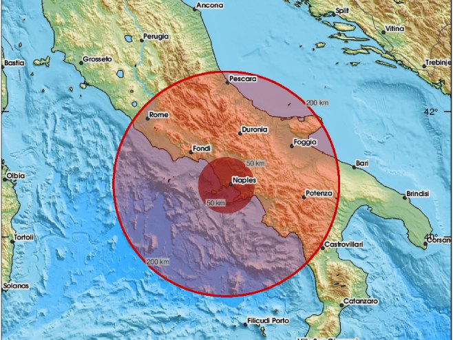 Zemljotres u Italiji (Foto: EMSC/Twitter) - 