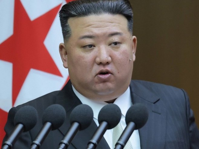 Kim DŽong Un (foto:EPA-EFE/KCNA EDITORIAL USE ONLY) - 