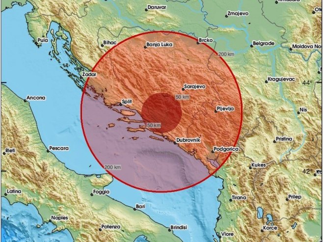 Zemljotres u Hercegovini (Foto: EMSC) - 