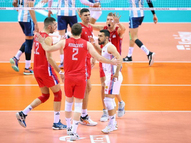 Odbojkaši Srbije (Foto: EPA-EFE/Lukasz Gagulski POLAND OUT/ilustracija) Odbojkaši Srbije (Foto: EPA-EFE/Lukasz Gagulski POLAND OUT/ilustracija) -