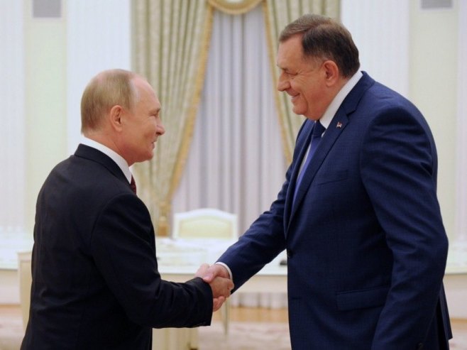 Milorad Dodik i Vladimir Putin (Foto: EPA-EFE/MIKHAEL KLIMENTYEV/ilustracija) - 