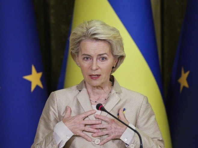 Ursula fon der Lajen (Foto: EPA-EFE/SERGEY DOLZHENKO/ilustracija) Ursula fon der Lajen (Foto: EPA-EFE/SERGEY DOLZHENKO/ilustracija) -