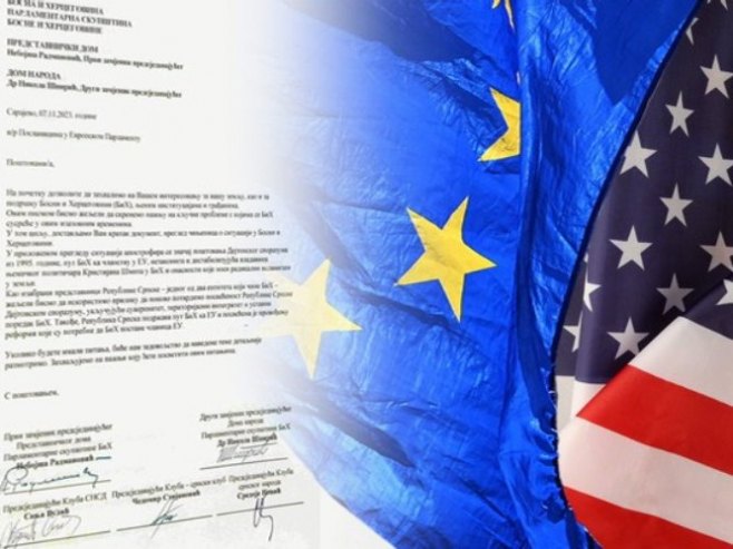 Pismo upućeno američkom Senatu i Kongresu i Evropskom parlamentu Pismo upućeno američkom Senatu i Kongresu i Evropskom parlamentu - Foto: RTRS