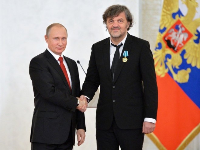 Putin i Kusturica (Foto: EPA/ALEXEI DRUZHININ / SPUTNIK / KREMLIN POOL MANDATORY CREDIT, ilustracija) - 