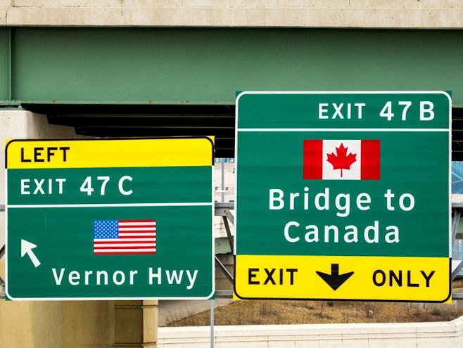 Granica SAD i Kanade (Foto: EPA/STEVE FECHT, ilustracija) - 
