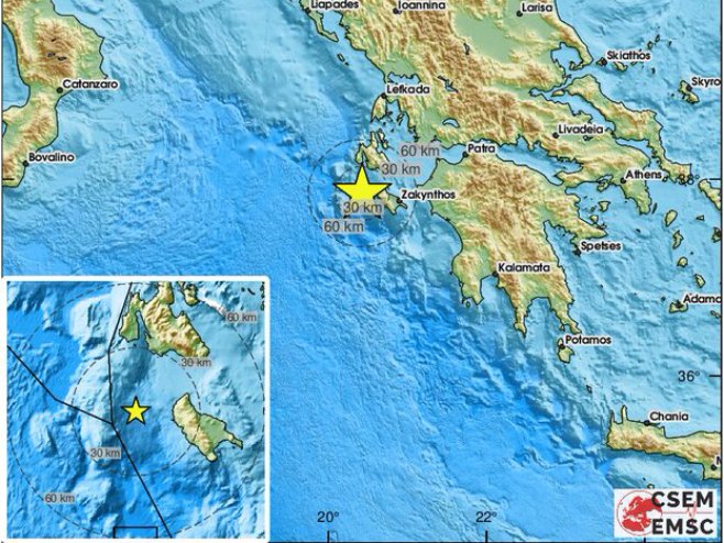 Zemljotres u Grčkoj (Foto: EMSC) - 