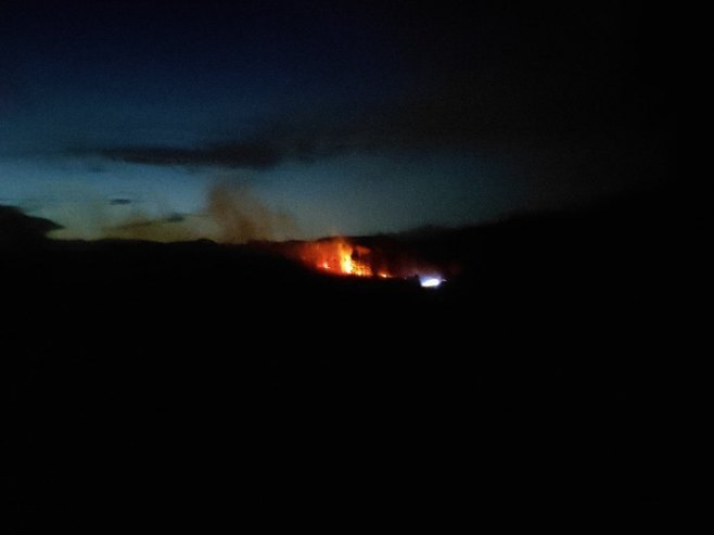 Požar u Vlasenici - Foto: RTRS