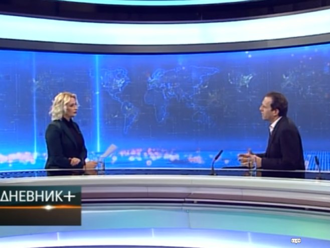 Dnevnik plus, gost Timoti Les Dnevnik plus, gost Timoti Les - Foto: RTRS