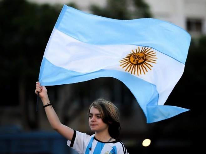 Zastava Argentine (foto: EPA-EFE/Raul Martinez) - 