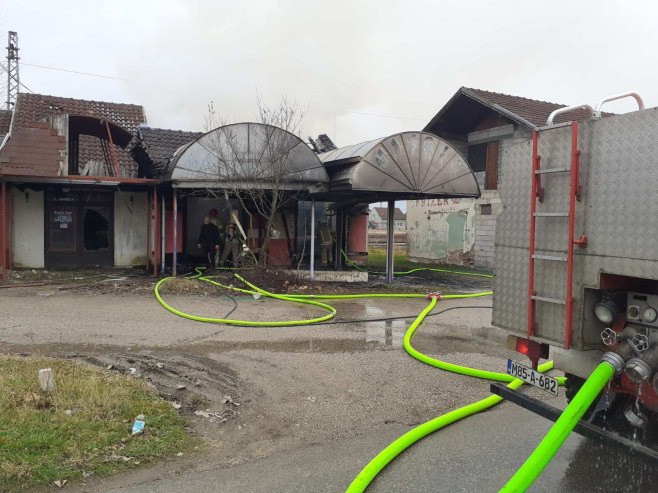 Požar u Omarskoj - Foto: RTRS