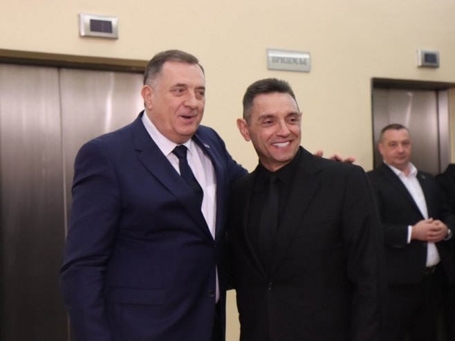 Milorad Dodik i Aleksandar Vulin - Foto: predsjednikrs.rs/Borislav Zdrinja