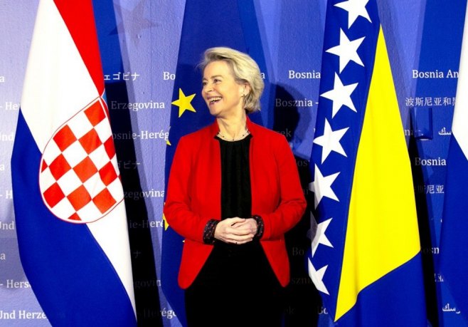 Ursula von der Lajen u BiH (Foto: EPA-EFE/FEHIM DEMIR) - 
