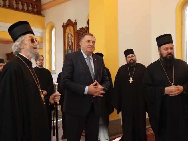 Obilazak Manastira Miloševac u Prijedoru - Foto: predsjednikrs.rs/Borislav Zdrinja